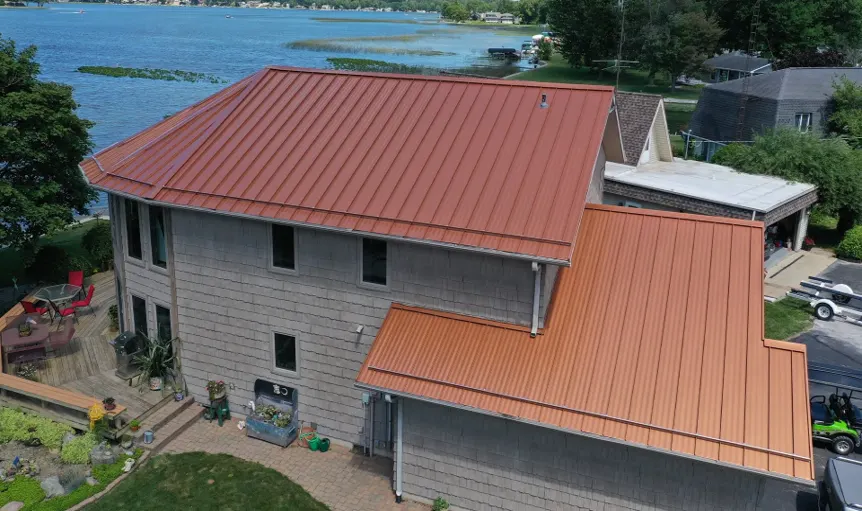 Commercial roof inspection documented in New Palestine